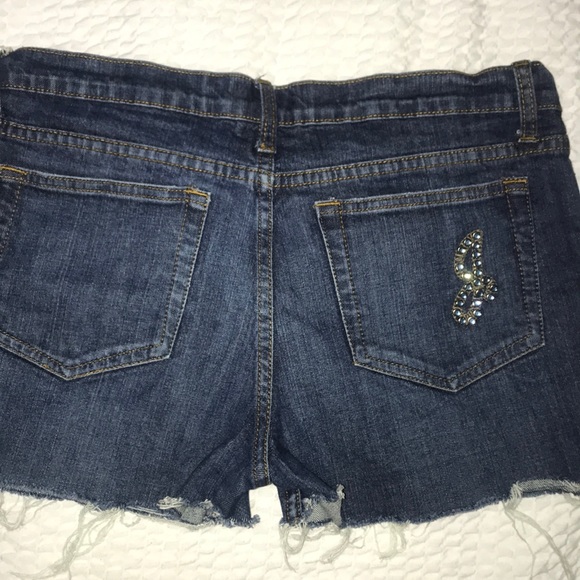Juicy Couture Denim Jean Shorts 31 - Picture 4 of 5
